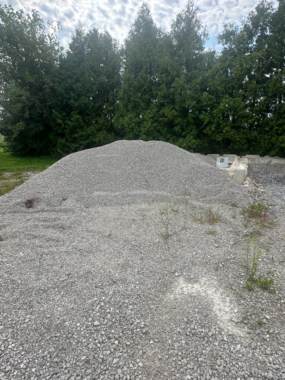A large pile of landscape stone at Still Meadow Garden Center
